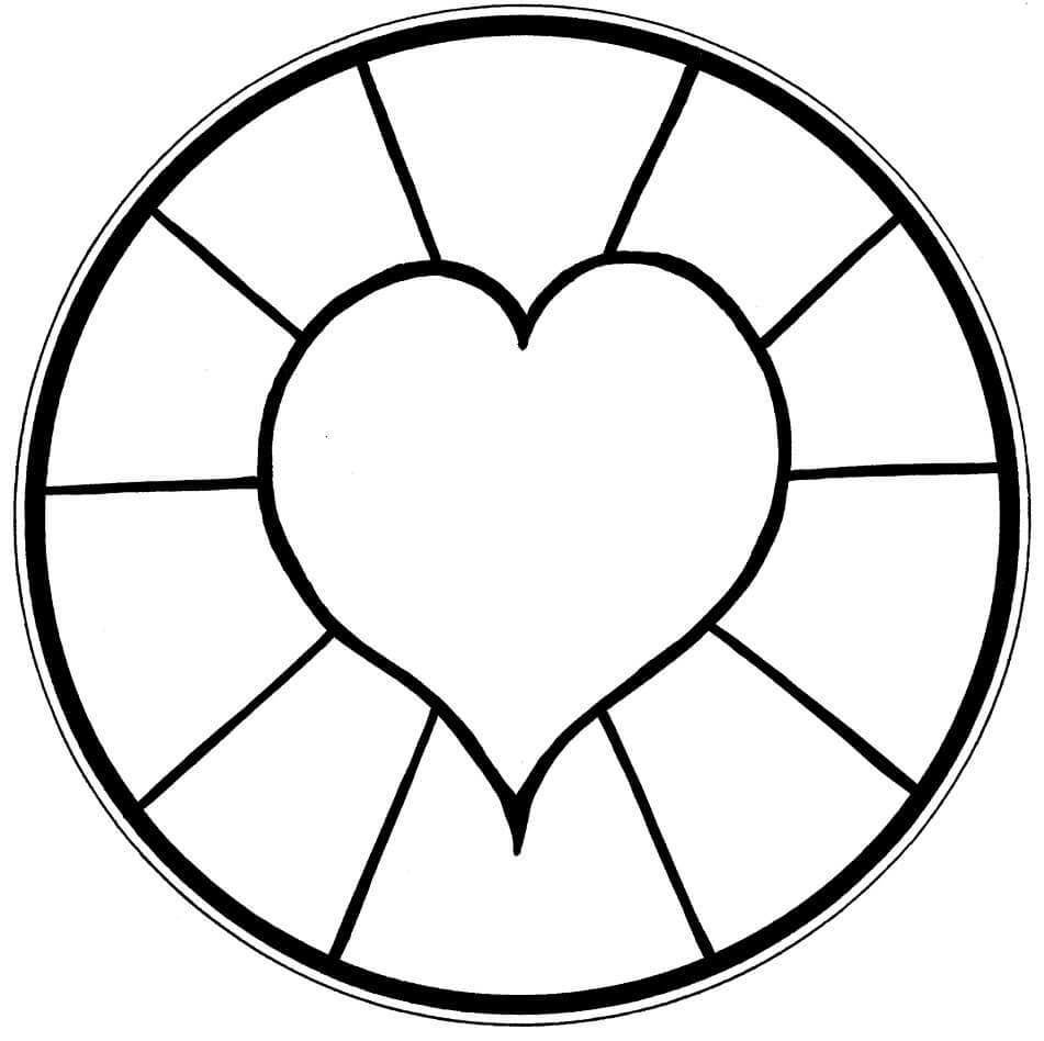 Mandalas Cœur 53